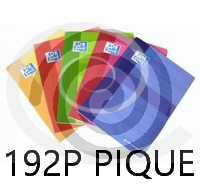 Cahier 192p PIQUE Pm 3EPIS bt75 